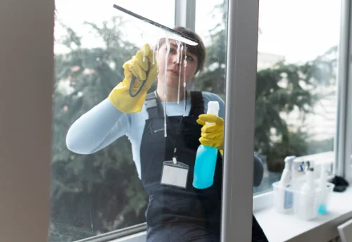 Nettoyage de vitres intérieures et extérieures à Courson-les-Carrières
